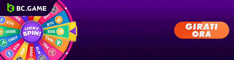 Gira gratuita per ottenere 1 Bitcoin